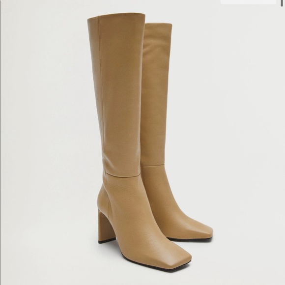 Mango bovine leather boots bloggers favorite - Picture 4 of 16